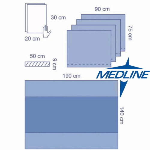 ES30014CE Medline Sterile Universal Drape Set