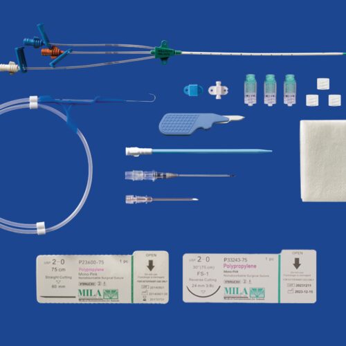 MILA Long-Term Small Animal Guidewire IV Catheter 5.5fr x 13cm Triple Lumen
