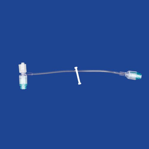MILA T Extension Set with 2 Microclaves (Small Bore - Luer Lock) 18cm