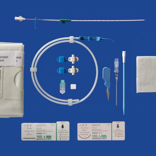 MILA Long-Term Small Animal Guidewire IV Catheter 14ga x 20cm Single Lumen