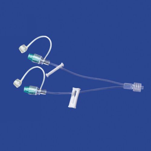 MILA Smallbore 'Y' Extension Set With Stasis Valve 16ga x 13cm