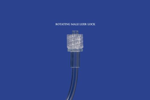 MILA Large Bore T Set with rotating male luer lock 12Ga x 12.75cm (5in) - Image 2