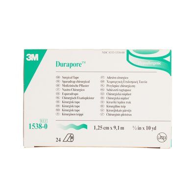Durapore Surgical Tape 1.25cm x 9.14m (Box of 24)