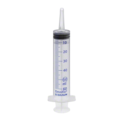 BBraun Omnifix Syringe 50ml Irrigation with Luer Slip Adapter (Box of 100)