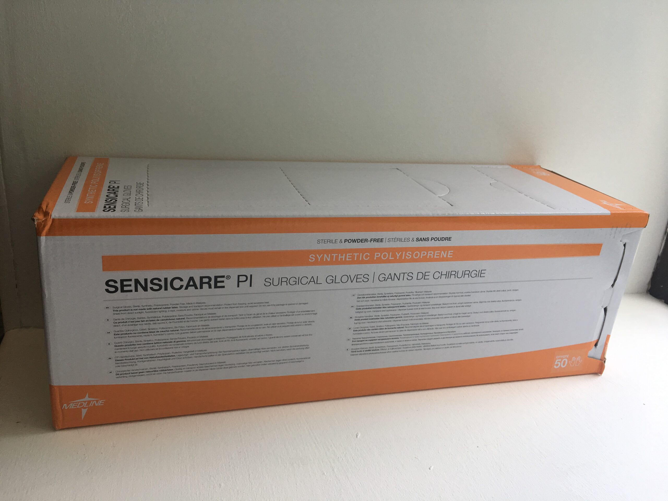 Glove Surgeons Sensicare PI Size 9.0 (Box of 50)
