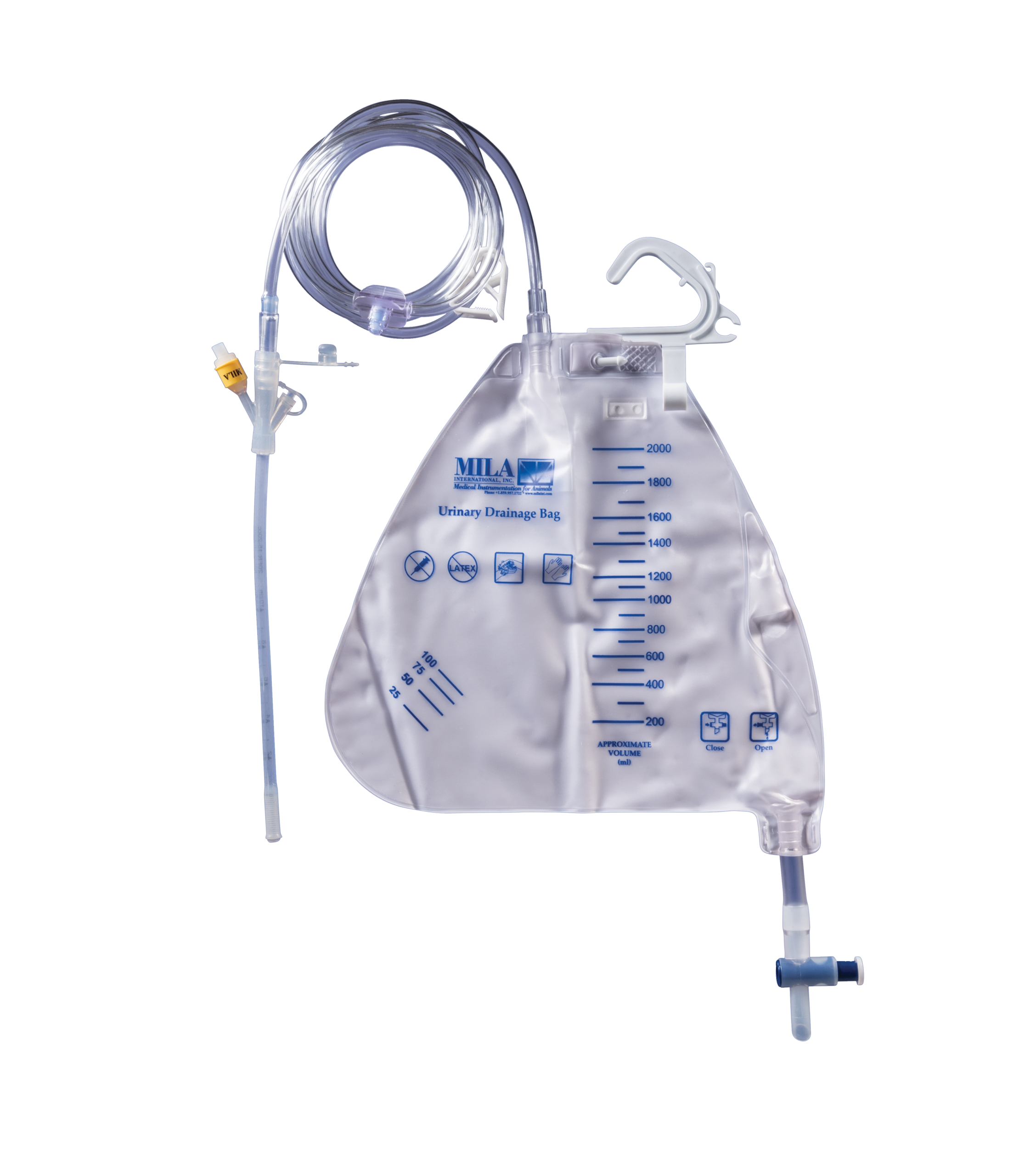 Faecal Management Kit 28fr x 25cm (10") with 2000ml Bag
