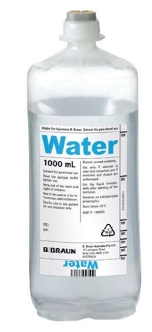 BBraun Sterile Water 1000ml (Box 10)