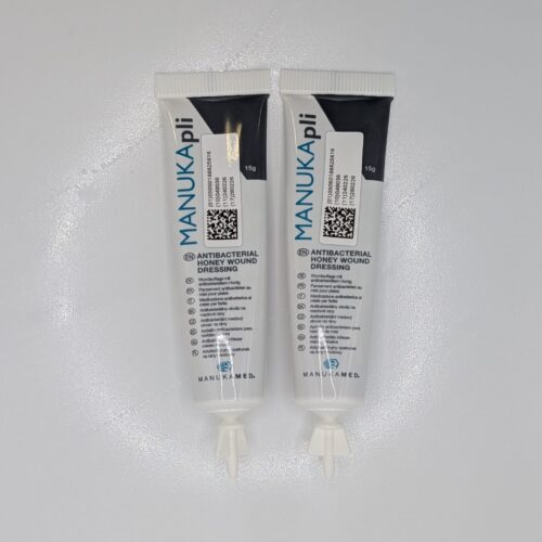 MANUKA PLI - 100% pure Manuka Honey Wound Dressing, sterile, 2 x 15g Tubes / Box