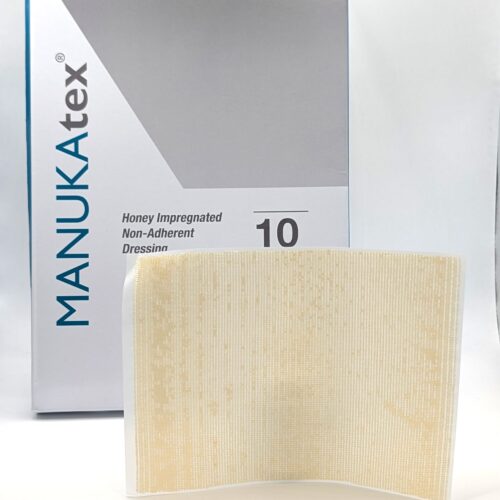 Manuka Tex - Non Adherent acetate gauze sheet, 10cm x 12.5cm (Box 10)