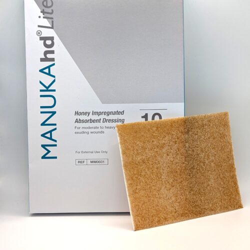 Manuka HDLite - Manuka Honey Fibre Select Super absorbent dressing, 10cm x 12.5cm (box of 10)
