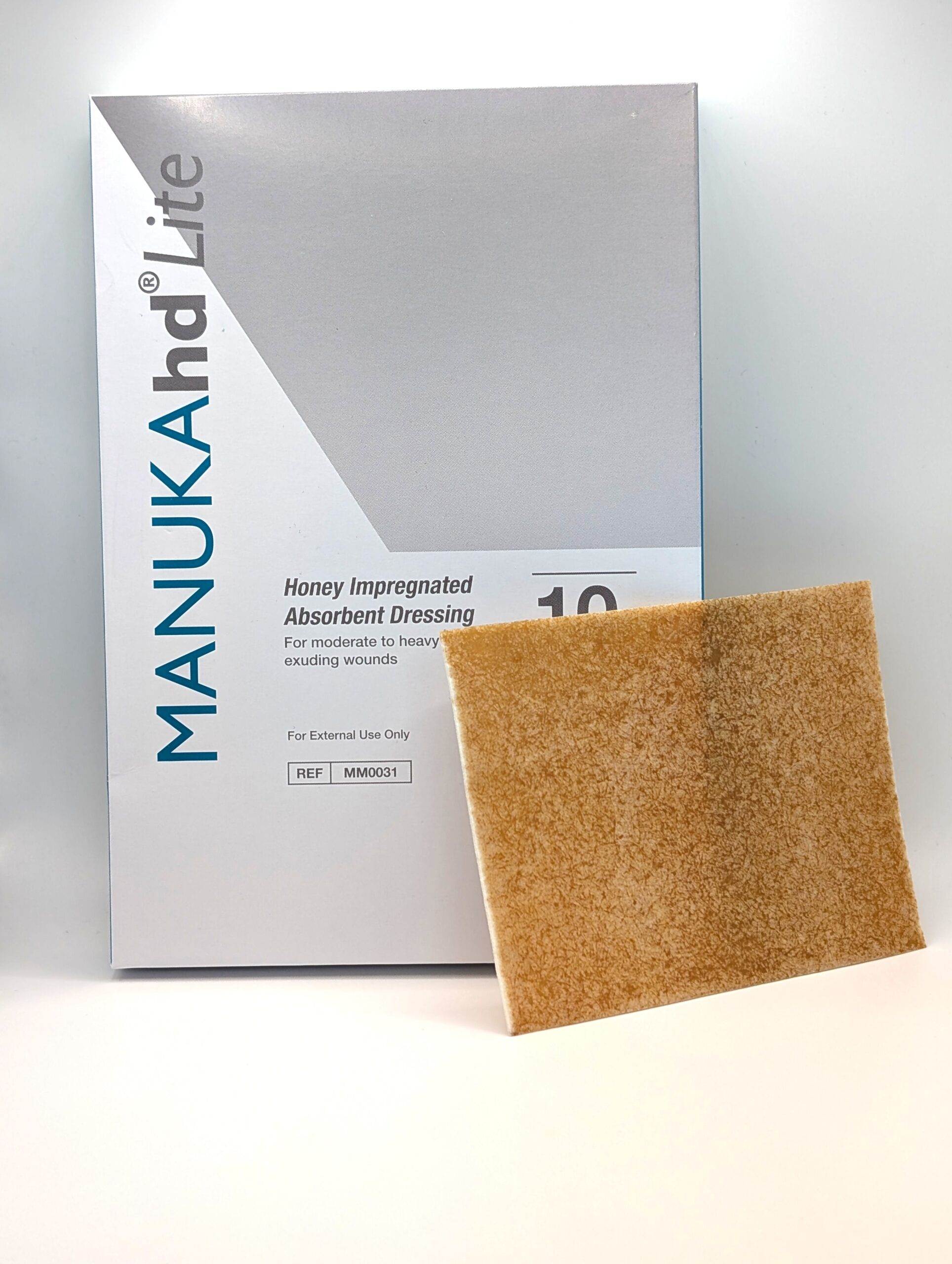 Manuka HDLite - Manuka Honey Fibre Select Super absorbent dressing, 10cm x 12.5cm (box of 10)