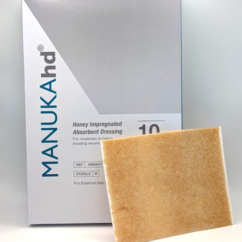 Manuka HD - Honey Fibre Premium Super Absorbent dressing (Box 10) - 5cm x 5cm