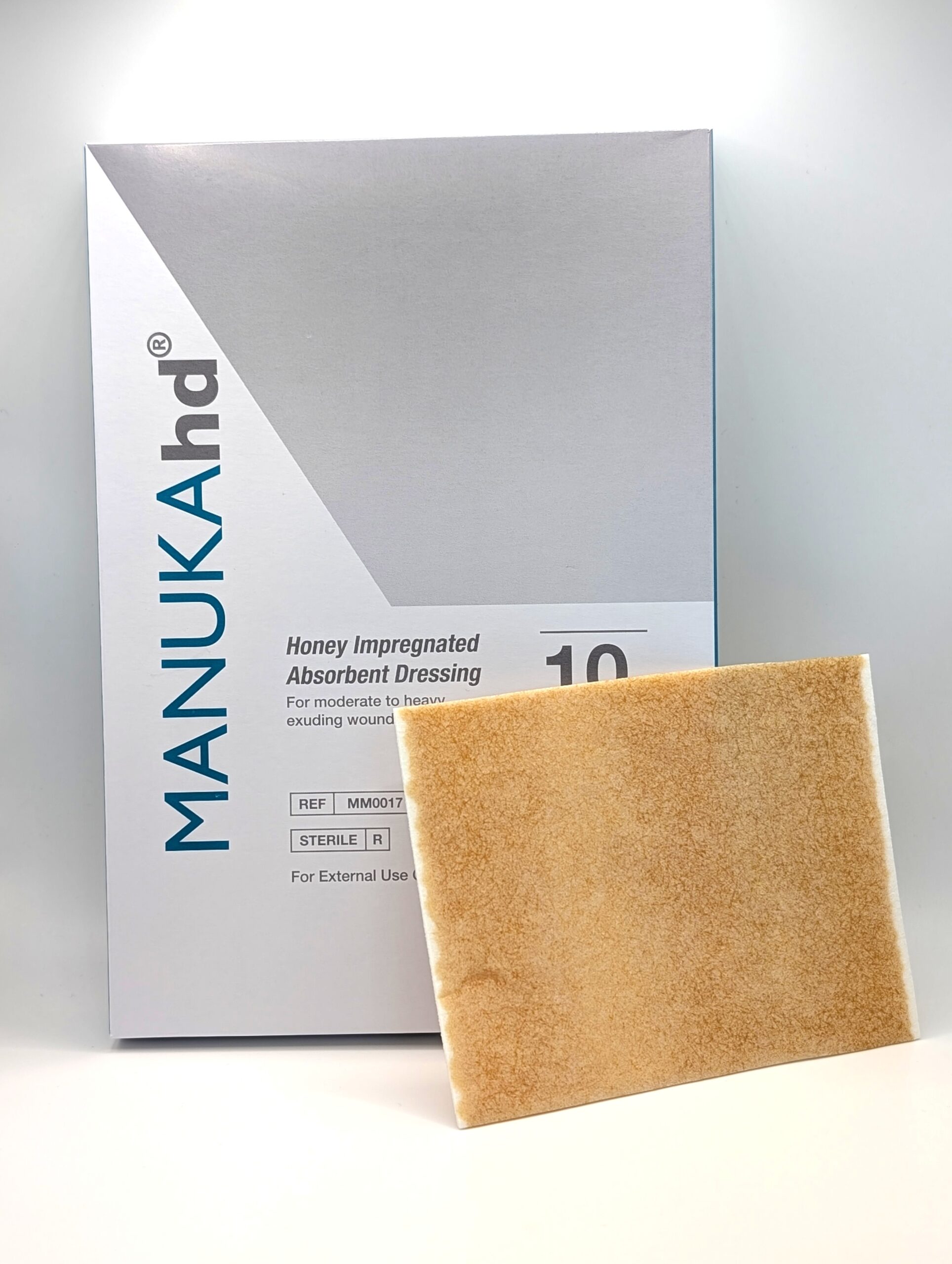 Manuka HD - Honey Fibre Premium Super Absorbent dressing, 10cm x 12.5cm (box of 10)