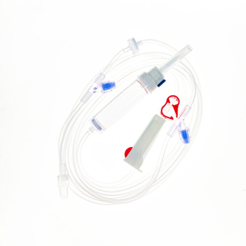 DMS Administration Set with Inline Anti-reflux Valve and x2 Needlefree Ports - 290cm