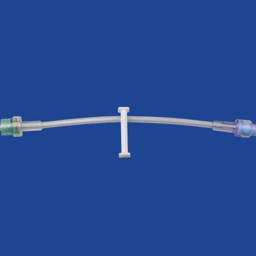 MILA Straight Extension Set with Needle-Free Valve, Luer Lock with 360º Swivel -13Ga x 17cm (7in)