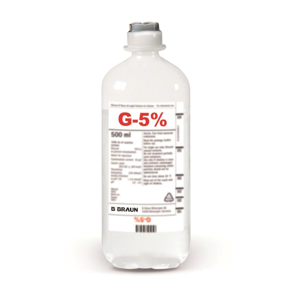 Braun Glucose 5% - 500ml (Box of 10)