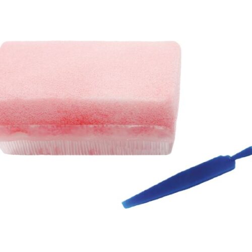 Impregnated surgical scrub brush (4% Chlorhex) and Nail Pick (Box of 30)