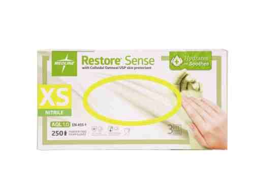 Restore® Sense Nitrile Exam Gloves with Colloidal Oatmeal (Box 250) - Image 2